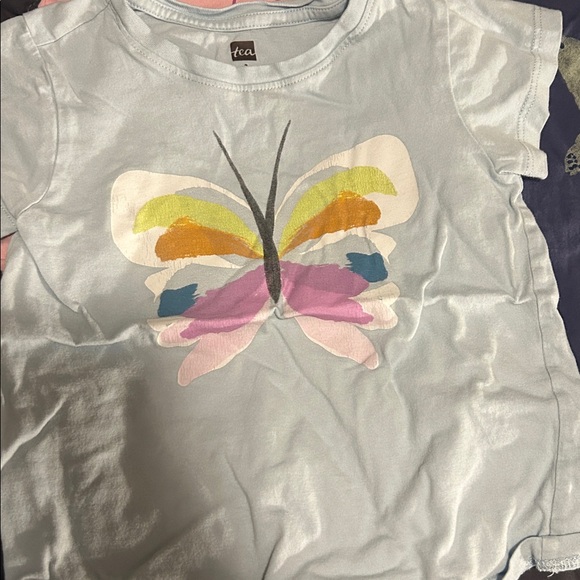 Toddler Girls Tea Collection Colorful Kids Graphic T-Shirts Set - 3 - Picture 5 of 8